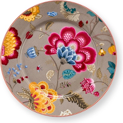 PIP Studio Talíř mělký Blooming Tales Fantasy khaki 32cm 51.001.568