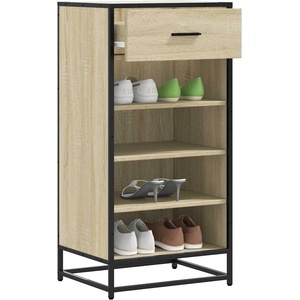 vidaXL Стелаж за обувки Сонома дъб 48x38x97, 5 cm Инженерна дървесина (849210)