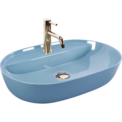 Rea Умивалник за плот REA Aura 61 L. Blue Shiny (REA-U6618)
