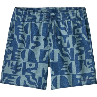 Patagonia Мъжки бордшорт Patagonia Hydropeak Volley Shorts Boardshorts - Mother Tree: Clement Blue - размер XL (050-1094-2915)
