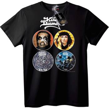 NOONEBRAND Тениска с арт от албуми на King Diamond - 2XL, White