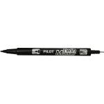 Pilot Алкохолен маркер, 0, 8/2 мм, с два края, PILOT "Twin", черен SCA-TM-B-BG (SCA-TM-B-BG)
