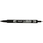 Pilot Алкохолен маркер, 0, 8/2 мм, с два края, PILOT "Twin", черен SCA-TM-B-BG (SCA-TM-B-BG)