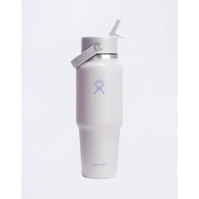 Hydro Flask Wide Mouth Travel Bottle with Flex Straw Cap 946 ml Cloud Pink
