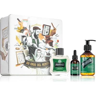 Proraso Refreshing šampón na bradu 200 ml + balzam na fúzy 100 ml + olej na bradu 30 ml