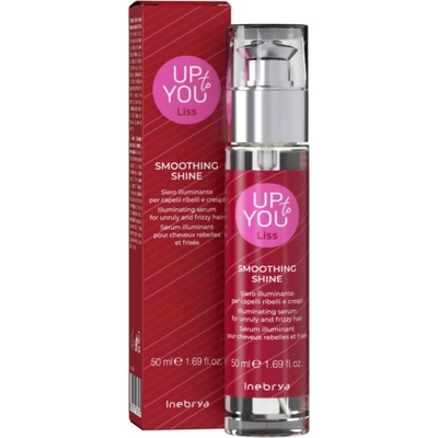 Inebrya Up to You Liss Smoothing Shine rozjasňujúce sérum pre nepoddajné a krepovaté vlasy 50 ml