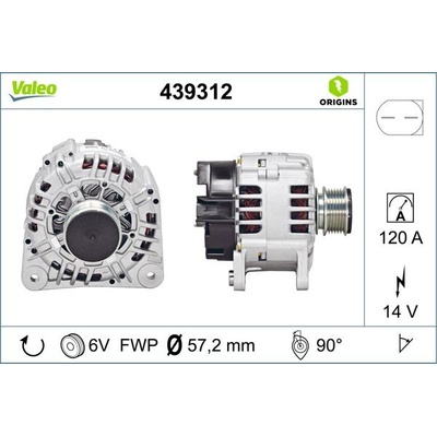 Alternátor VALEO 439312