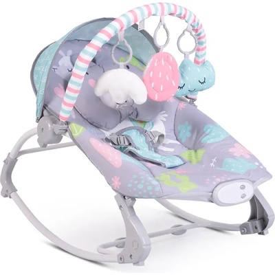 Moni Детски шезлонг Llama сив