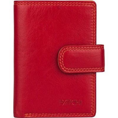Patchi kožená mini peněženka RFID 3001022.61.55 červená / multicolor