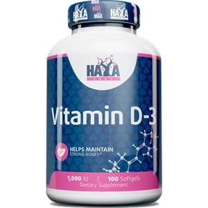 Haya Labs Vitamin D3, 1000 IU, 100 капсули, Haya Labs (21383)