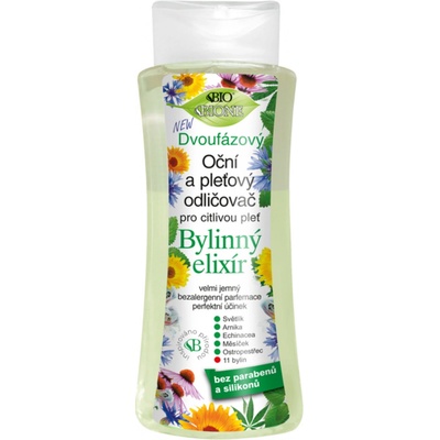Bione Cosmetics Bylinný elixír dvoufázový oční a pleťový odličovač 255 ml – Hledejceny.cz