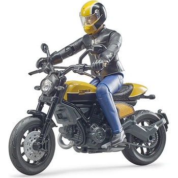 Bruder 63053 Ducati Scrambler Full Throttle s figúrkou motorkára