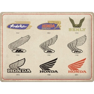 Nostalgic Art Plechová Ceduľa Honda Logo Evolution