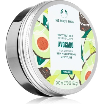 The Body Shop Avocado Body Butter тоалетно мляко за тяло за суха кожа 200ml