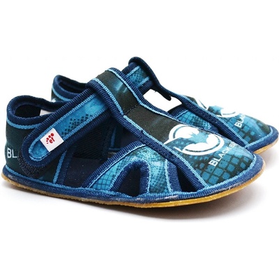 EF barefoot papučky 386 Bat black – Zboží Dáma