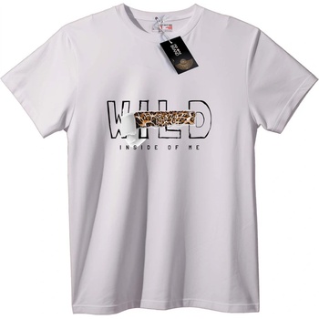 NOONEBRAND Тениска Диви Леопардови Шарки - 2XL, Black