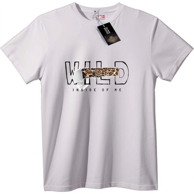 NOONEBRAND Тениска Диви Леопардови Шарки - 2XL, Black