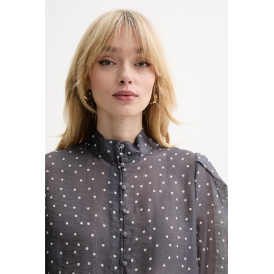 Silvian Heach Риза с лен Silvian Heach TINIZ (GPP26235BL)