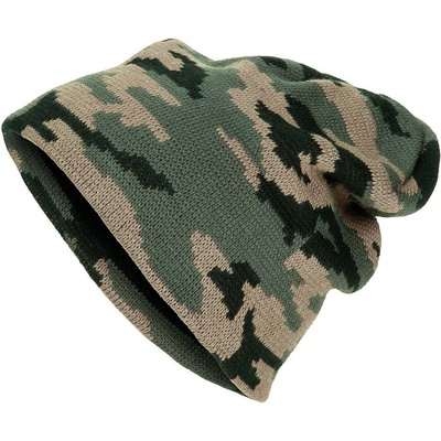 Čiapka MFH Beanie pletená woodland