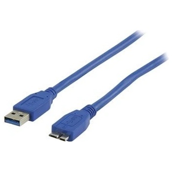 Valueline VLCP61500L05 USB 3.0 A zástrčka - Micro B zástrčka, 0,5m modrý
