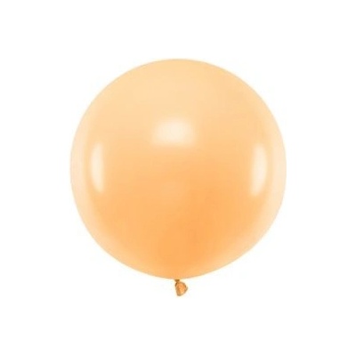 Okrúhly balón 60cm pastel svetlá broskyňová