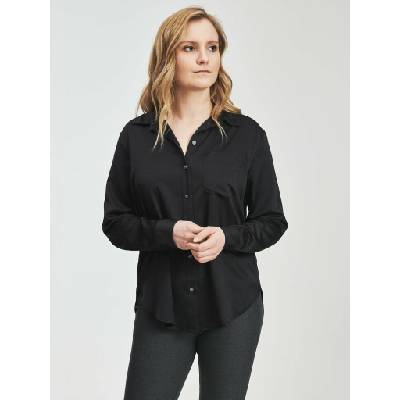 GAP Риза от лека сатен GAP GAP | Cheren | ЖЕНИ | M