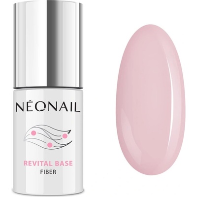 NEONAIL Revital Base Fiber основно гел покритие за гел и акрилни нокти цвят Creamy Splash 7, 2ml