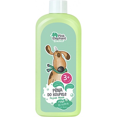 Pink Elephant Psík Maxík pena do kúpeľa pre chlapcov 500 ml