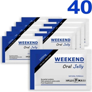 40бр. Ядящо се желе за ерекция WEEKEND Oral Jelly 5gr