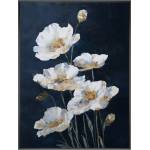 Styler Печатна картина с включена рамка 60x80 cm White Poppies - Styler (DB-00004)