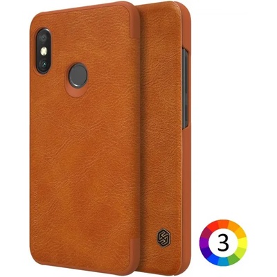 Xiaomi Mi A2 Lite Nillkin Кожен Калъф и Протектор
