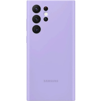 Image 1 of Samsung Оригинален гръб Samsung Silicone Cover за Galaxy S22 Ultra - Лилав, EF-PS908TVE