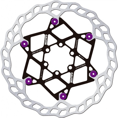 Galfer brzdový kotouč WAVE floating 180x2,0mm (fialový) - 6 děr