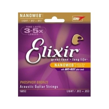 Elixir Phosphor Bronze Nanoweb 16052