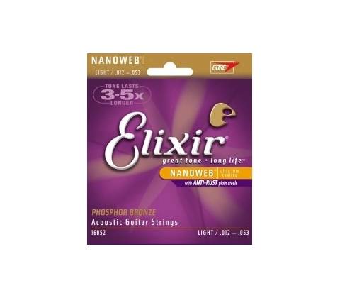 Elixir Phosphor Bronze Nanoweb 16052