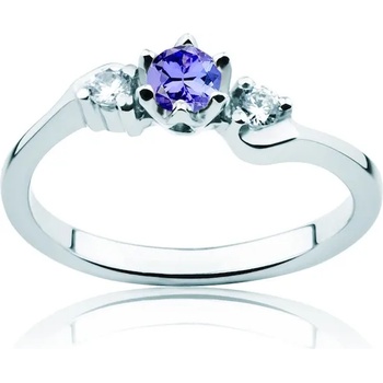 Image 1 of SAVICKI Пръстен Blue Lagoon: бяло злато, танзанит