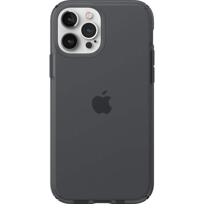 Speck Presidio Perfect-Mist Case - удароустойчив хибриден кейс за iPhone 12, iPhone 12 Pro (черен-прозрачен)