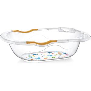 BabyJem Бебешка вана с отвор за оттичане BabyJem - 80 cm, бяла (31)