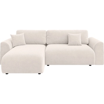 ROPEZ Бял разтегателен ъглов диван (променлив) Lorine - Ropez (Lorine Narożnik L z f.spania - Prawa OT Flow 5 ( kremowy ) wszywka andas Standard)