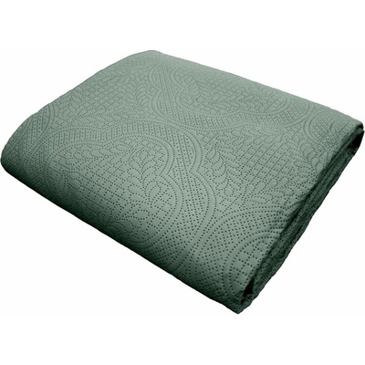 douceur d'intérieur Зелено комплект шалте и калъфка за възглавница от микрофибър 240x260 cm Romane - douceur d'intérieur (1645191)