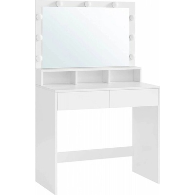 Songmics kozmetický toaletný stolík Velisa 140 cm biely