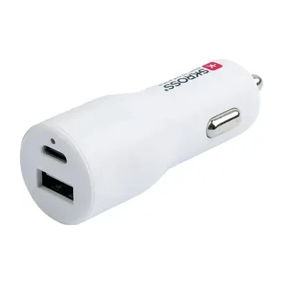 SKROSS Зарядно за кола skross, usb-a, usb-c, pd, 20w (skchca0120wpdcn)