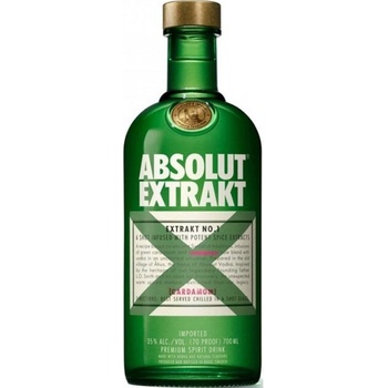 Absolut Extrakt No. 1 Cardamom 35% 0,7 l (čistá fľaša)