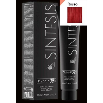 Black Sintesis Color Creme New Rosso - Krémová barva na vlasy 100 ml