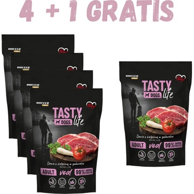 Tasty Dogs Life telecí želé 5 x 500 g