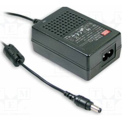 MEAN WELL GSM25B15-P1J Napájecí zdroj: spínaný; 15VDC; 1,66A; Výv: 5,5/2,1; 25W; 80÷264VAC