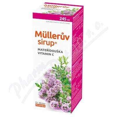 Müllerov Sirup s Materinou dúškou a Vit. C 245 ml
