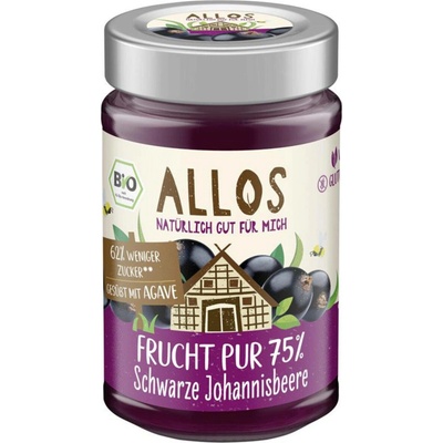 Allos Bio 75% čisté ovoce černý rybíz 200 g