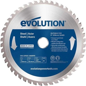 Evolution Диск за рязане на стомана 230мм, 48 зъба / Evolution M230TCT-48CS-0453 / (EVO M230TCT-48CS)