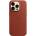Apple Оригинален гръб Apple Leather Magsafe Cover за iPhone 14 Pro - Umber Browн, MPPK3ZM/A